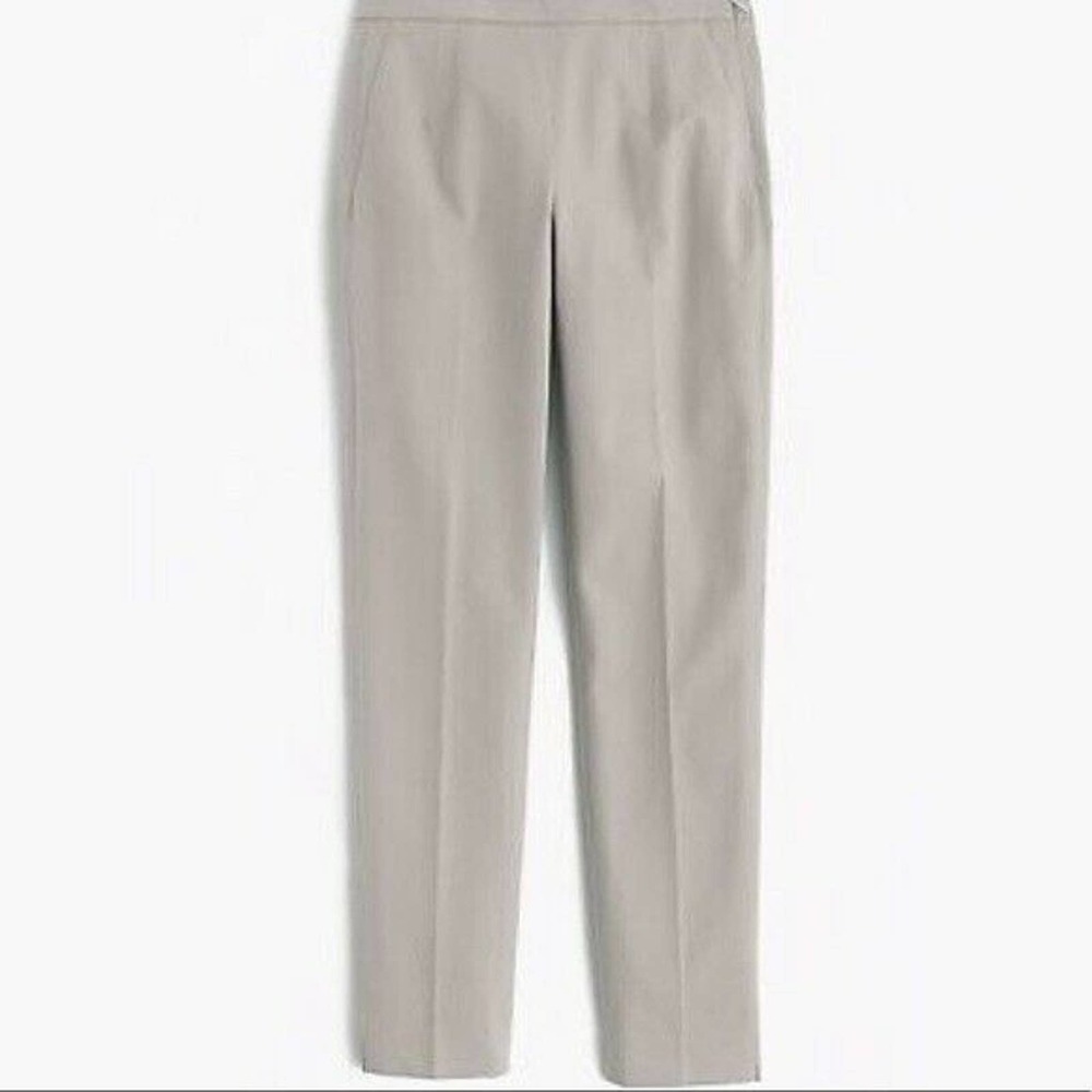 J Crew Martie Slim Crop Ankle Pant Stretch Cotton